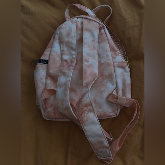 Herschel Coral & White nova mini backpack / Fanny pack crossbody bag bundle NWT main image 8